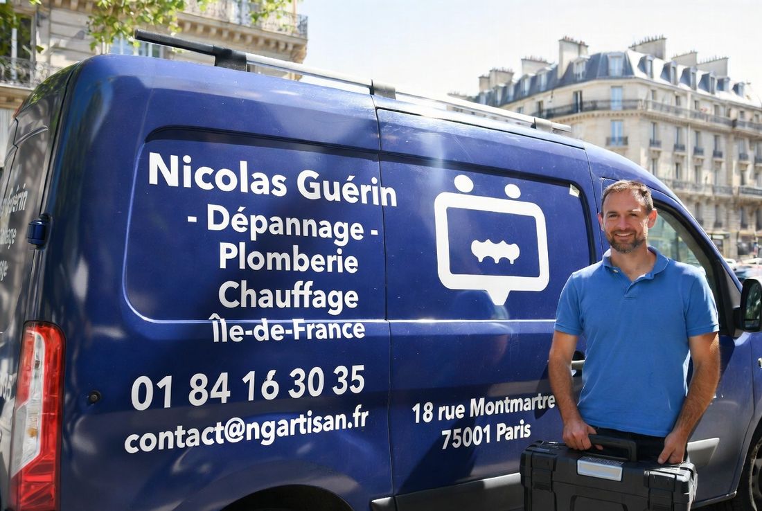Fourgon Nicolas Guérin à Paris